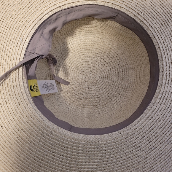 💎5/20 Sunday Afternoons Wide Brim Straw Sun Hat UPF 50+ Adjustable One Size NWT - Picture 5 of 5